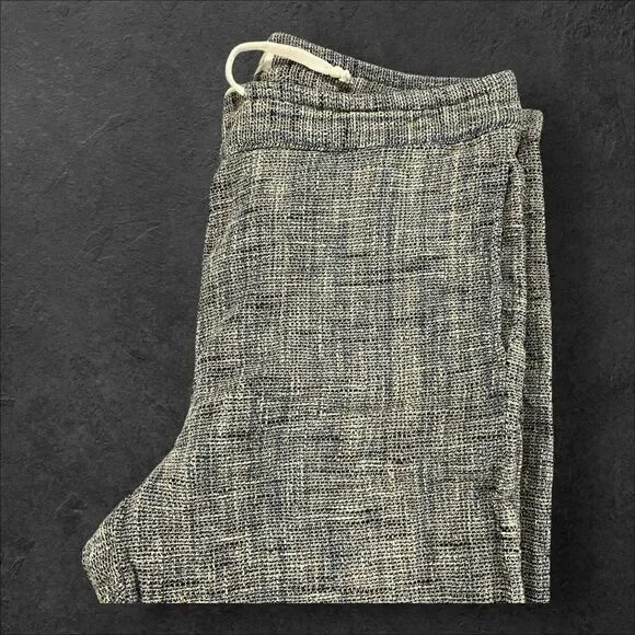 Imogene + Willie Women’s Lounge Pants Medium Drawstring Textured Woven